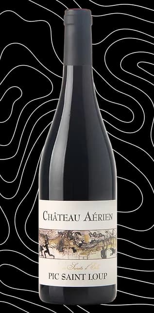 Bouteille de Aérien — CHATEAU DE LA SALADE DE SAINT HENRI, vin rouge
