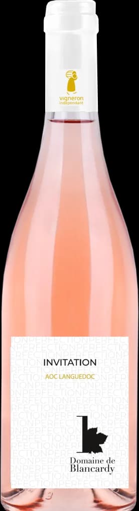 Bouteille de Invitation — DOMAINE BLANCARDY, vin rosé