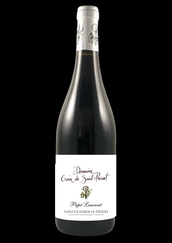 Bouteille de Papé Laurent — DOMAINE CROIX DE SAINT-PRIVAT, vin rouge