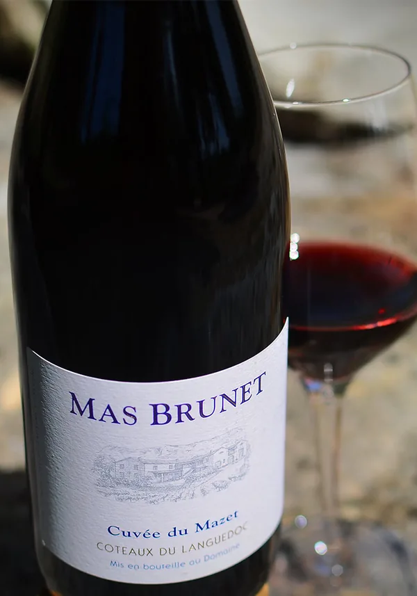 Bouteille de Cuvée du Mazet — DOMAINE DE BRUNET, vin indéterminé