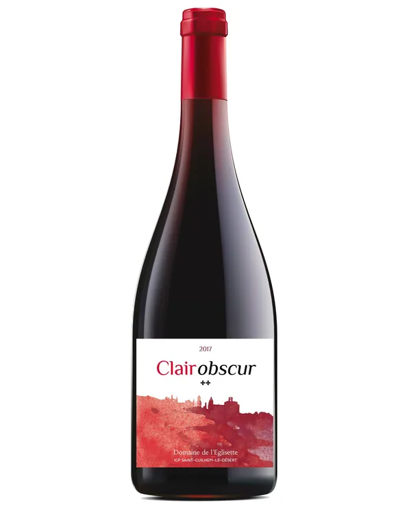 Bouteille de Clair Obscur — DOMAINE DE L'EGLISETTE, vin rouge