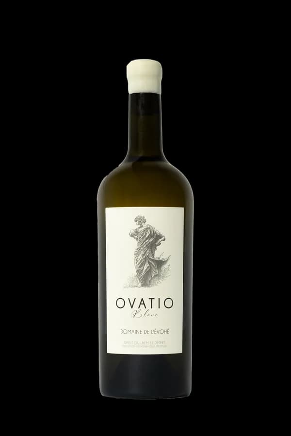 Bouteille de Ovatio Blanc — DOMAINE DE L'EVOHE, vin blanc