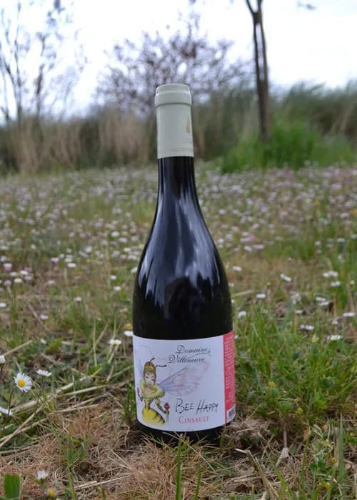 Bouteille de Bee Happy Cinsault — DOMAINE DE VILLENEUVE, vin rouge