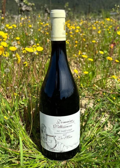 Bouteille de La Muse — DOMAINE DE VILLENEUVE, vin rouge