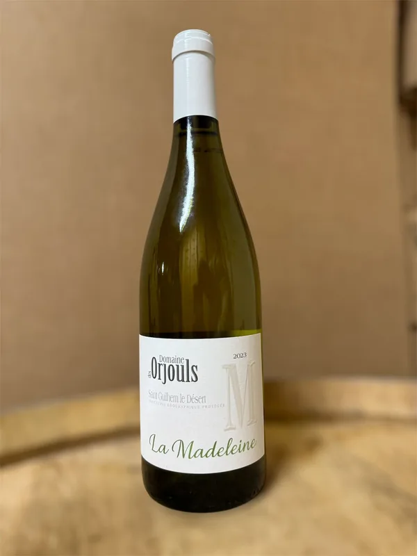 Bouteille de La Madeleine — DOMAINE DES ORJOULS, vin blanc