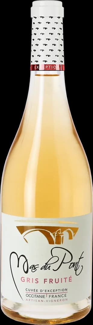 Bouteille de Cuvée d'Exception Gris Fruité — DOMAINE MAS DU PONT, vin rosé