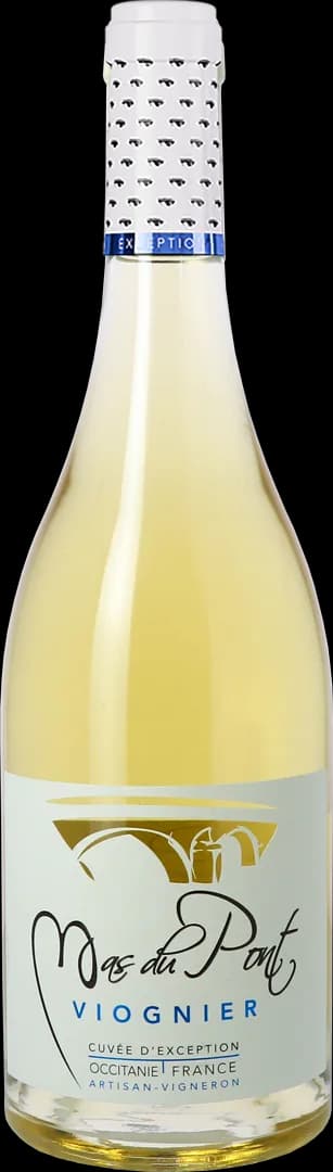 Bouteille de Cuvée d'Exception Viognier — DOMAINE MAS DU PONT, vin blanc