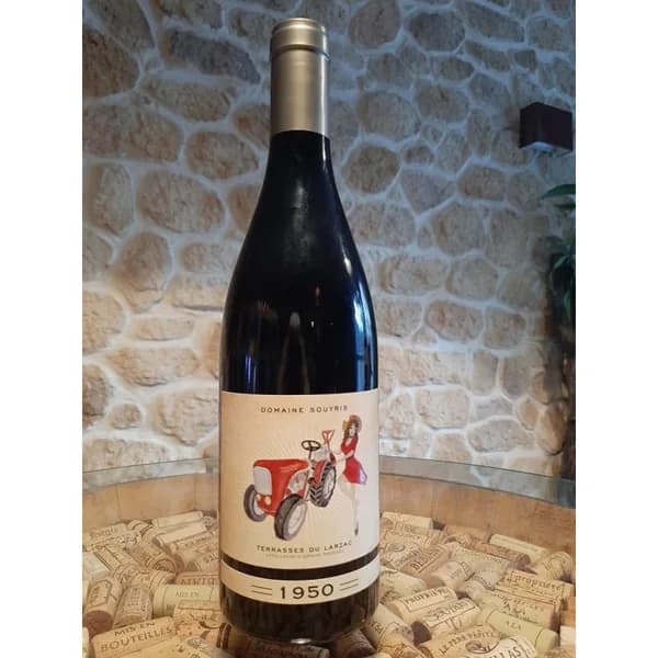 Bouteille de 1950 — DOMAINE SOUYRIS, vin rouge