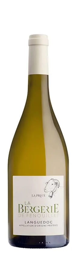 Bouteille de La Pique — LA BERGERIE DE FENOUILLET, vin blanc