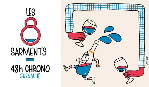 Bouteille de 48h Chrono — LES 8 SARMENTS, vin rouge