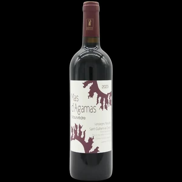 Bouteille de Mourvèdre — MAS D'AGAMAS, vin rouge