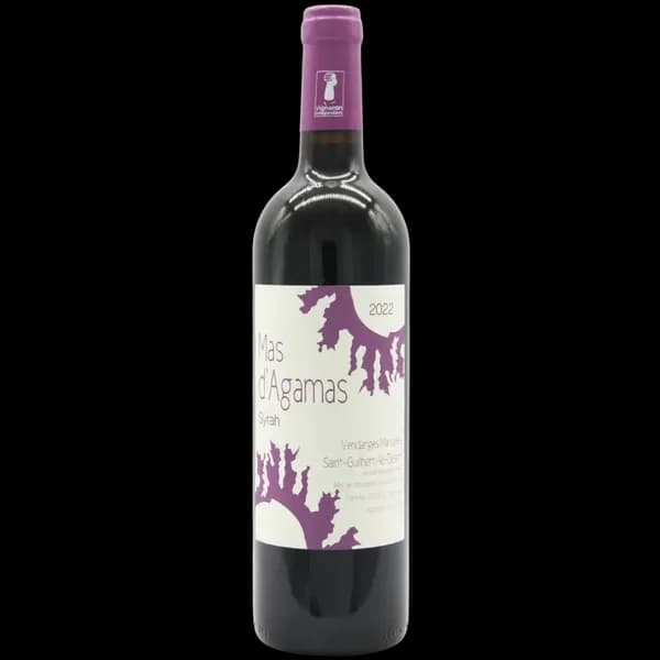 Bouteille de Syrah — MAS D'AGAMAS, vin rouge