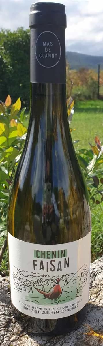 Bouteille de Chenin Faisan — MAS DE CLANNY, vin blanc