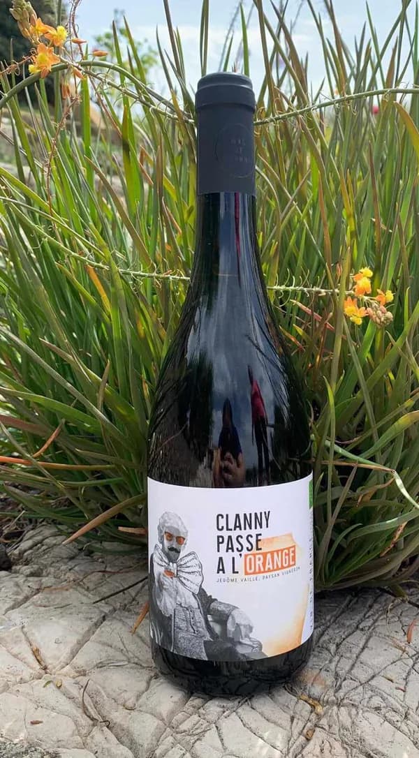 Bouteille de Clanny passe à l'orange — MAS DE CLANNY, vin orange
