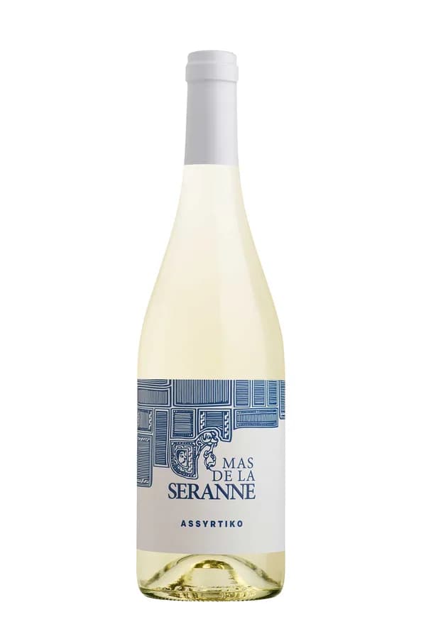 Bouteille de Assyrtiko — MAS DE LA SERANNE, vin blanc