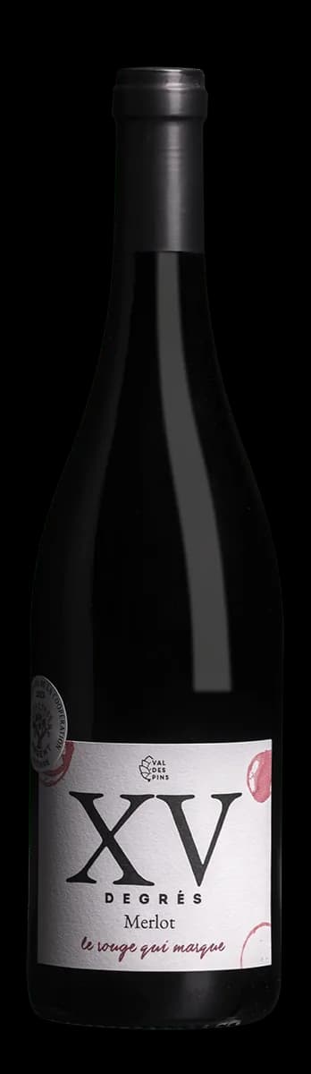 Bouteille de XV° — VAL DES PINS, vin rouge