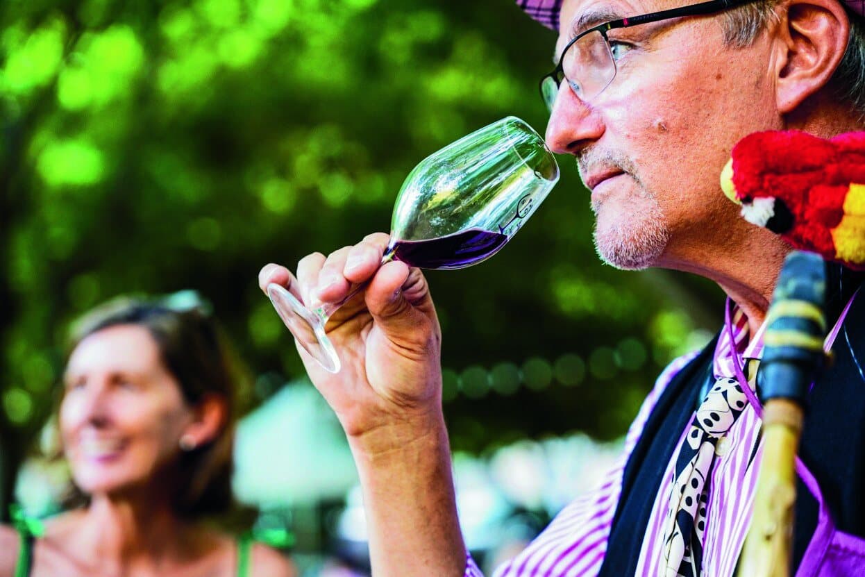 Dégustation de vin au caveau