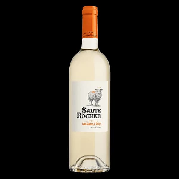 Bouteille de Saute-Rocher Blanc — CASTELBARRY, vin blanc