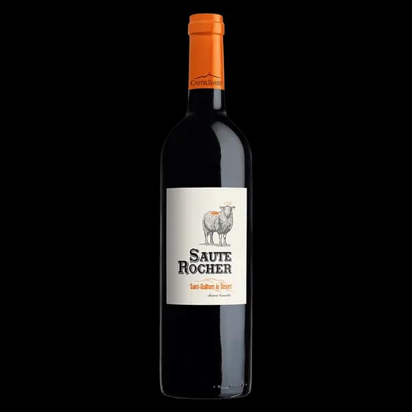 Bouteille de Saute-Rocher Rouge — CASTELBARRY, vin rouge