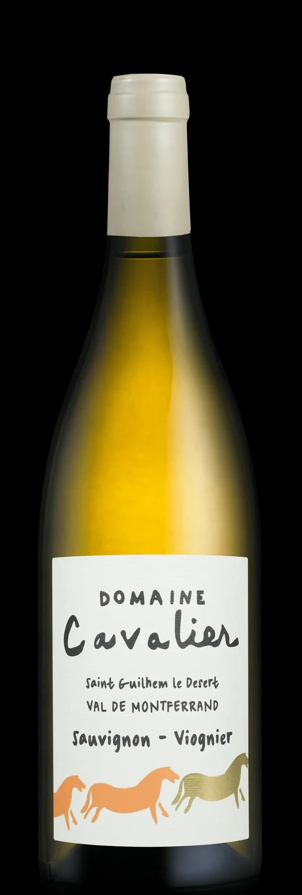 Bouteille de Domaine Cavalier Blanc — CAVALIER PEYROLLE, vin blanc