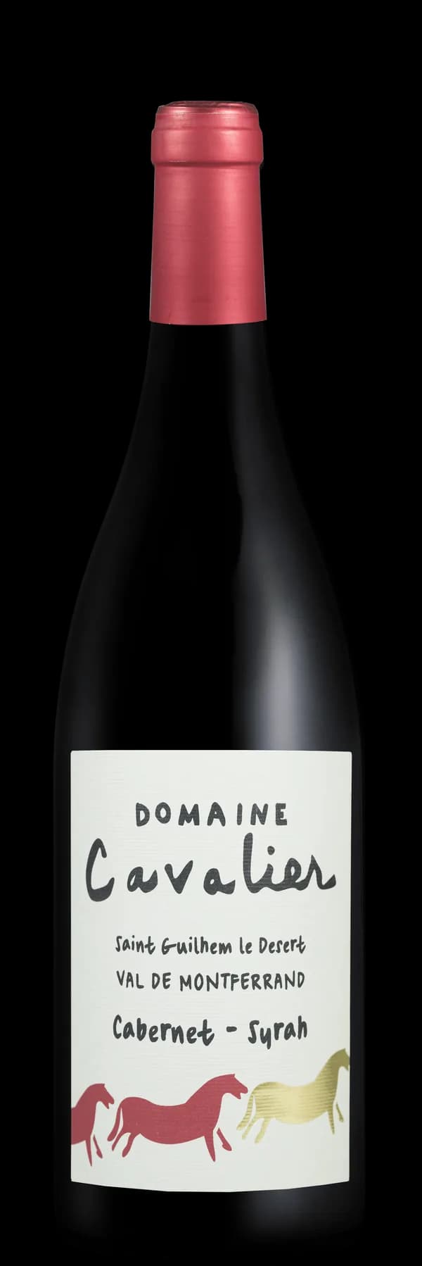 Bouteille de Domaine Cavalier Rouge — CAVALIER PEYROLLE, vin rouge