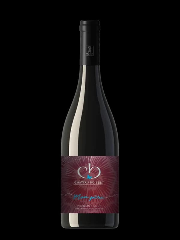 Bouteille de Mon père — CHATEAU DE BOISSET, vin rouge
