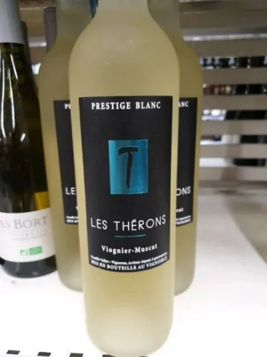 Bouteille de Prestige Blanc — DOMAINE DES THERONS, vin blanc