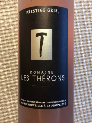 Bouteille de Prestige Gris — DOMAINE DES THERONS, vin rosé