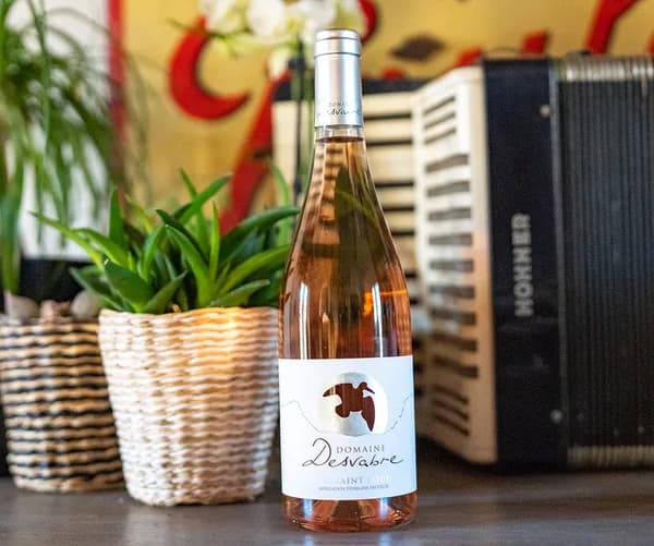 Bouteille de Le Rosé — DOMAINE DESVABRE, vin rosé