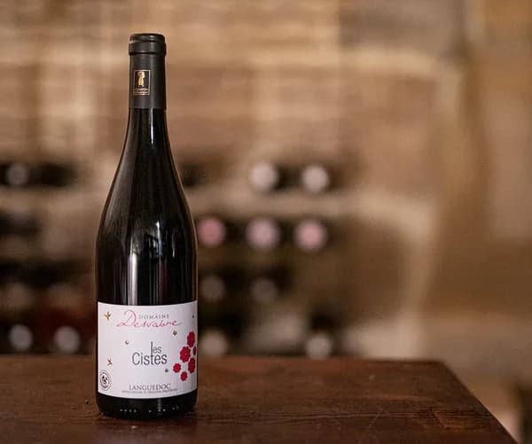 Bouteille de Les Cistes — DOMAINE DESVABRE, vin rouge