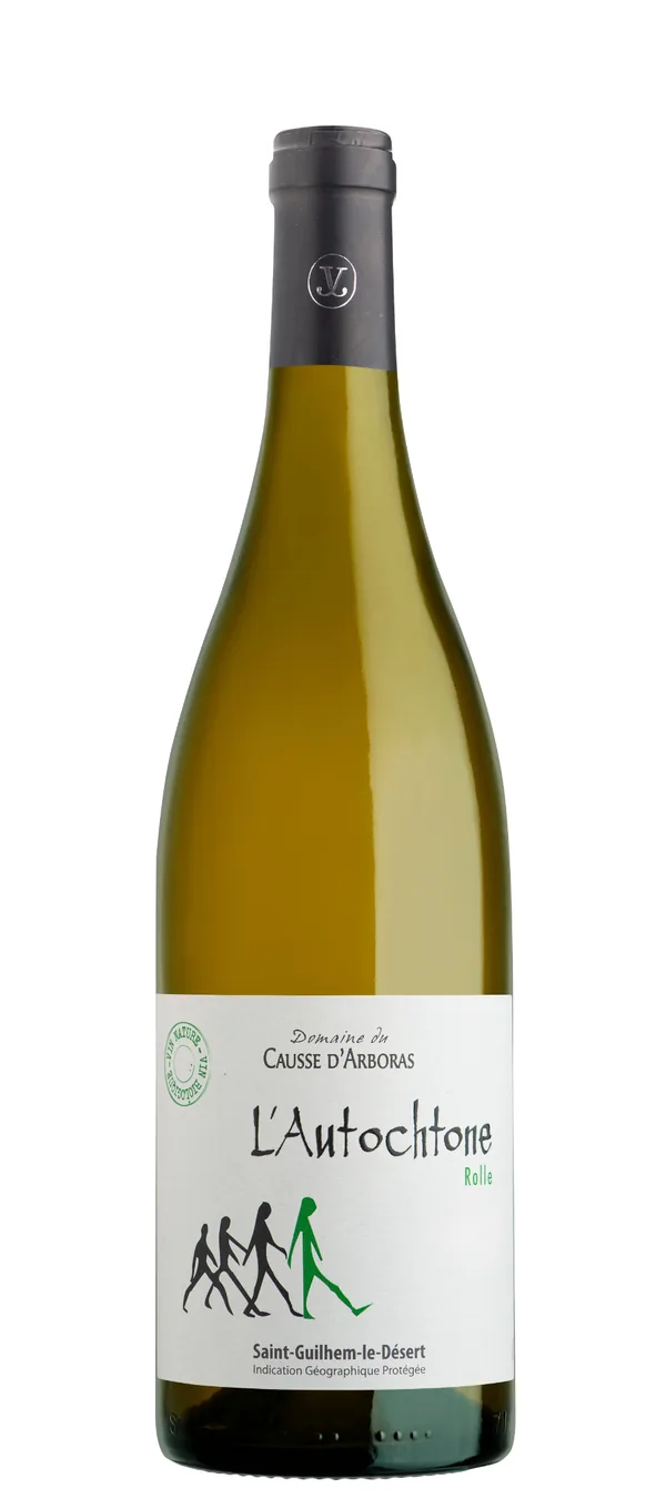 Bouteille de L'Autochtone Rolle (blanc) — DOMAINE DU CAUSSE D'ARBORAS, vin blanc