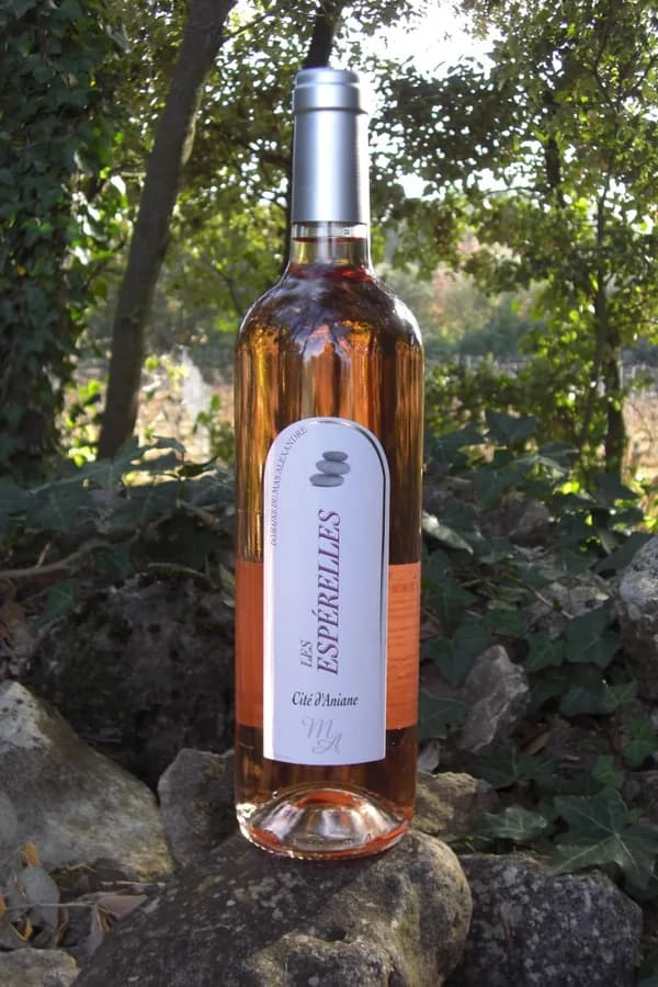 Bouteille de Les Espérelles Rosé — DOMAINE MAS ALEXANDRE, vin rosé