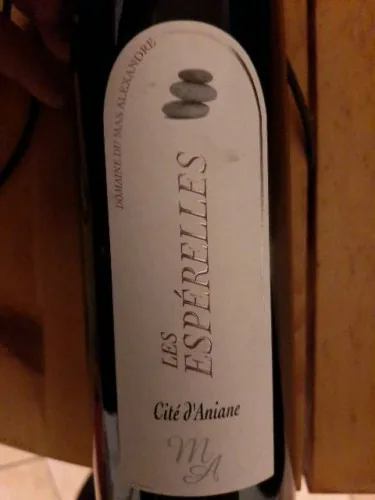 Bouteille de Les Espérelles Rouge — DOMAINE MAS ALEXANDRE, vin rouge