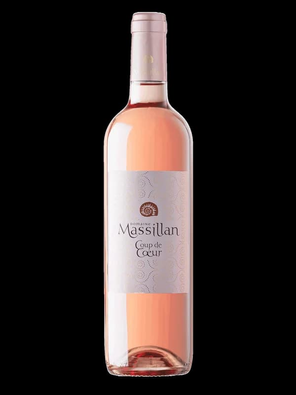 Bouteille de Coup de Cœur — DOMAINE MASSILAN, vin rosé
