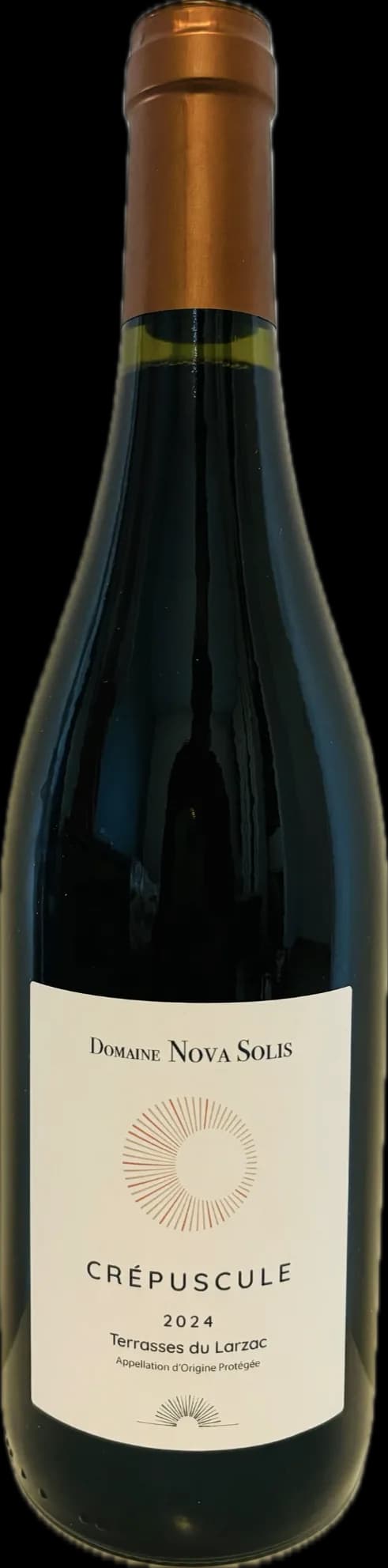 Bouteille de Crépuscule — DOMAINE NOVA SOLIS, vin rouge