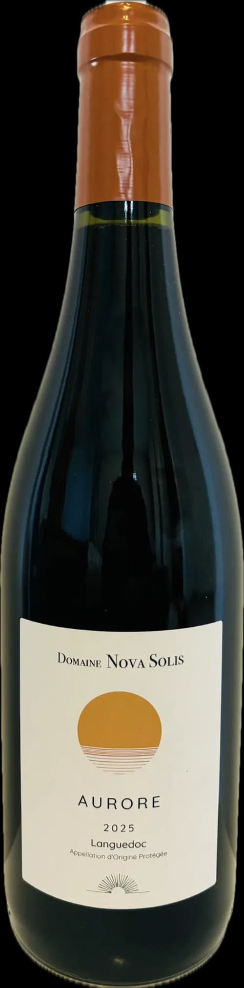 Bouteille de L'Aurore — DOMAINE NOVA SOLIS, vin rouge