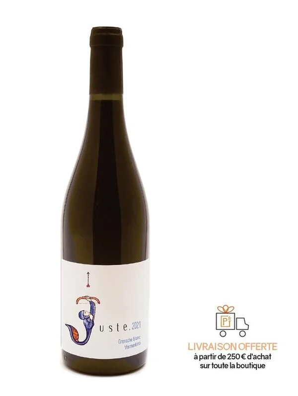 Bouteille de Juste — DOMAINE PEGALINE, vin blanc