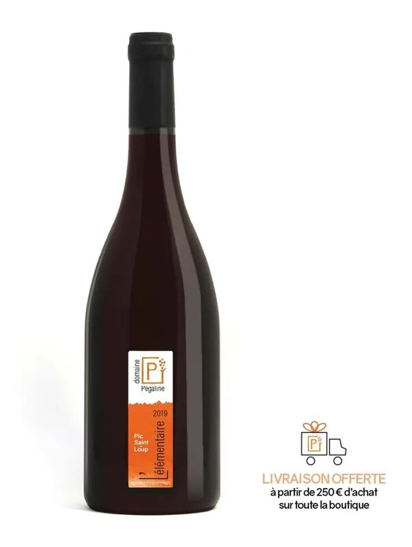 Bouteille de L'Élémentaire — DOMAINE PEGALINE, vin rouge