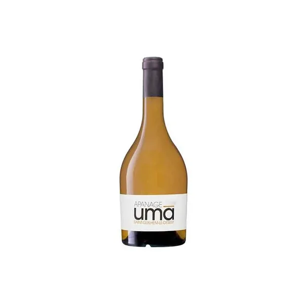 Bouteille de Apanage Blanc — DOMAINE UMA, vin blanc