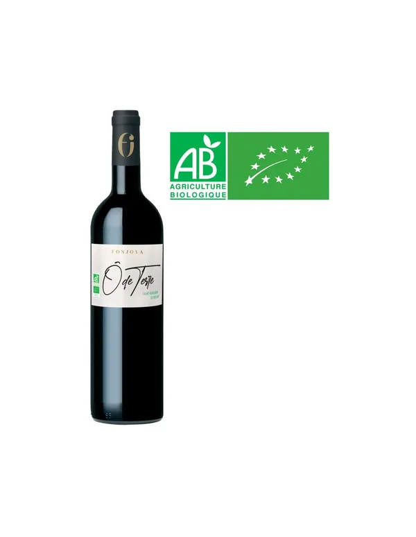 Bouteille de Ô de Terre — FONJOYA, vin rouge/rosé