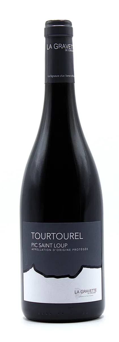 Bouteille de Tourtourel — LA GRAVETTE DE CORCONNE, vin rouge