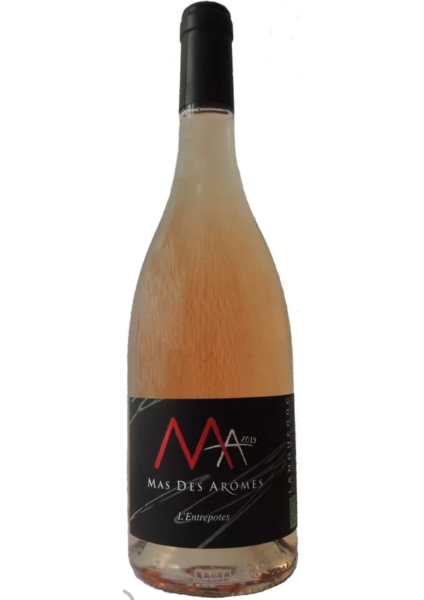 Bouteille de L'Entrepôtes Rosé — MAS DES AROMES, vin rosé