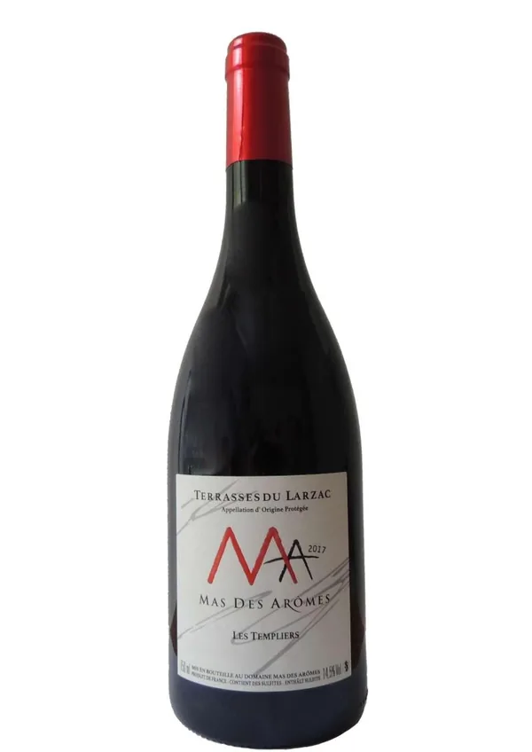 Bouteille de Les Templiers — MAS DES AROMES, vin rouge