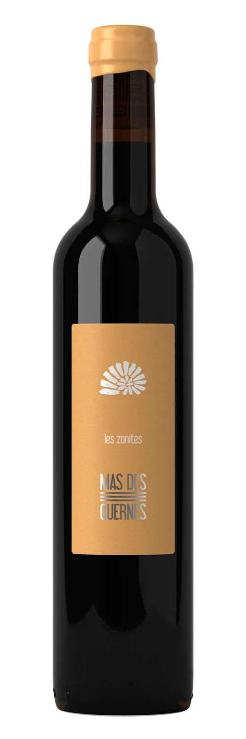 Bouteille de Les Zonites — MAS DES QUERNES, vin rouge doux