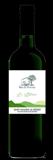 Bouteille de Le Blanc — MAS DU POUNTIL, vin blanc